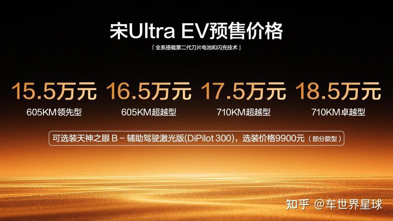710km长续航+闪充,宋Ultra EV开启纯电最佳打开方式,预售15.5万起