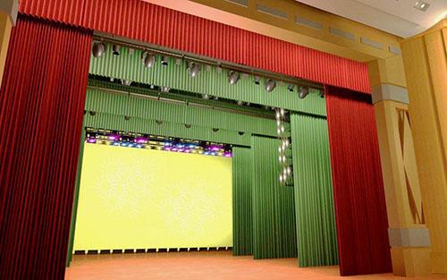 腾享舞台幕布系统是各种类型剧场,影剧院,礼堂,俱乐部,演播厅等舞台上
