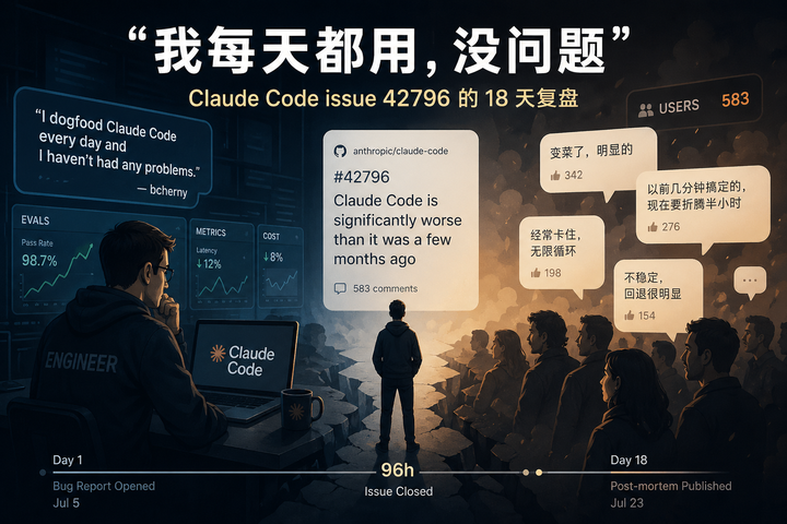 "我每天都用，没问题"——Claude Code issue 42796 的 18 天复盘 - 知乎