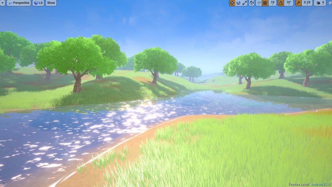 Ue4 风格化野外渲染 草 树 知乎