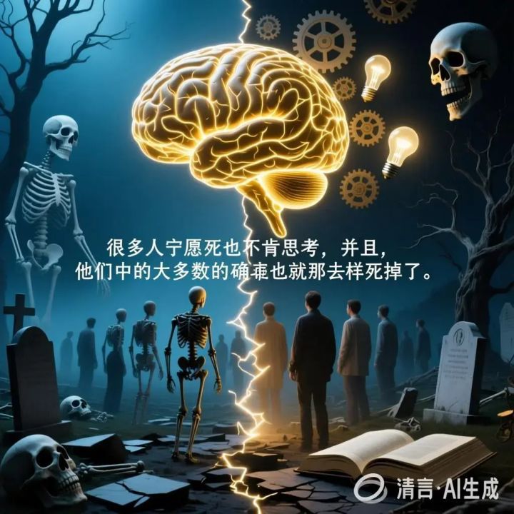 清一新教育|为什么有的人宁愿死也不肯思考 - 知乎