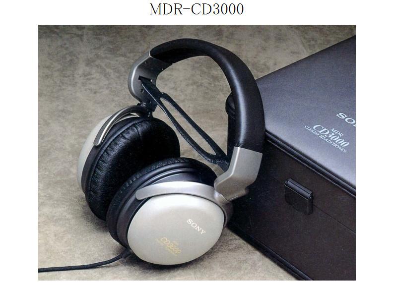 名機Sony MDR-CD3000 Sony MDR-CD3000 Headband Headphones - Black