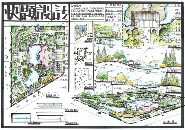 《西方园林史》经典园林平面图-画图题必备素材 - 知乎