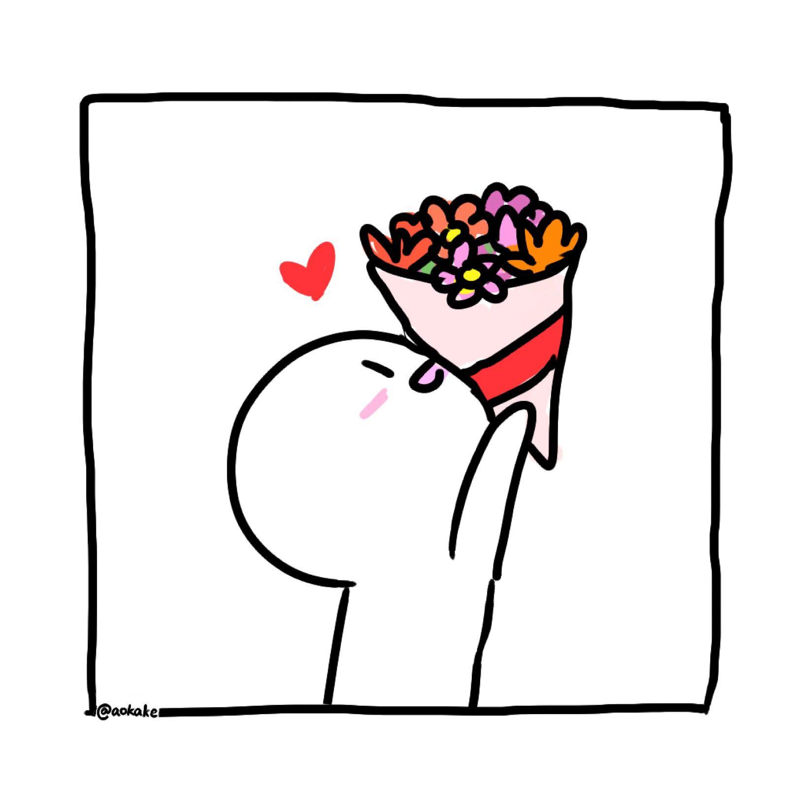 可以分享一些黑白简笔画情头吗?