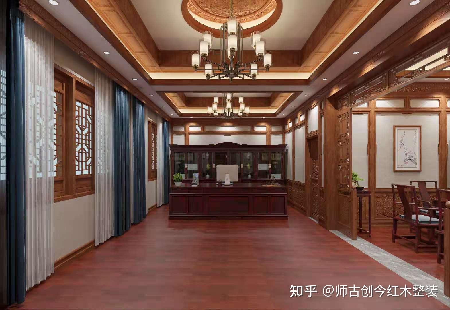 中式红木整装,让房子装修更加富有雅韵味道 - 知乎