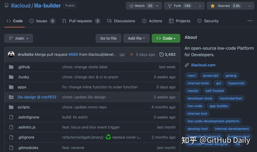 GitHub 上又一可视化低代码神器,诞生了! - 知乎