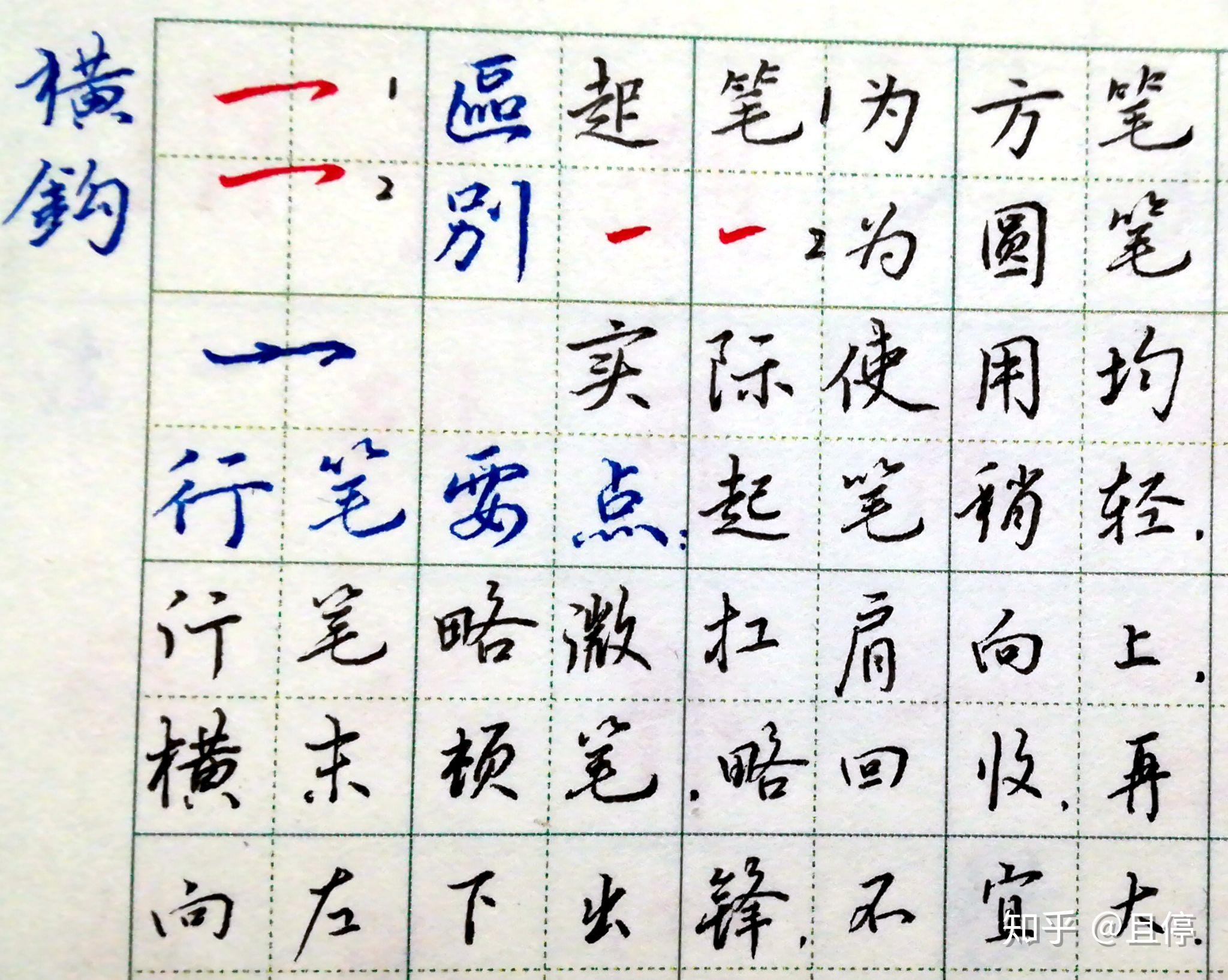 从0开始写硬笔(八) 横钩、竖钩 - 知乎