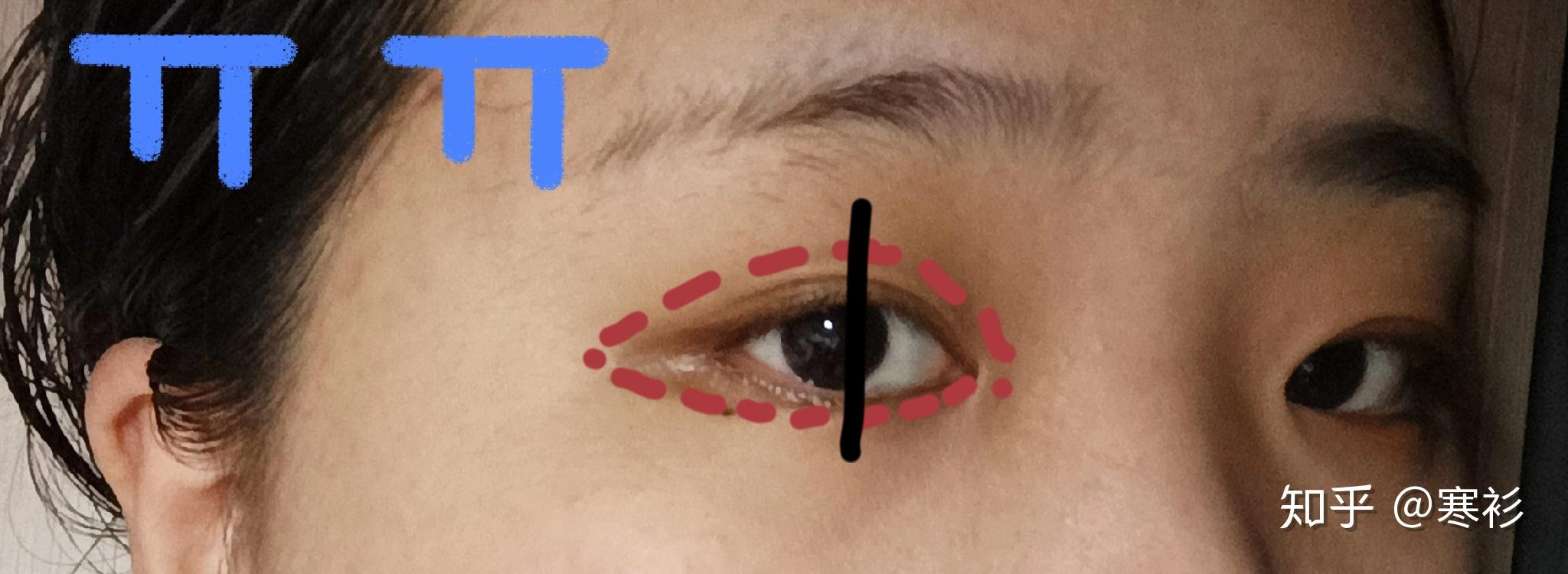 知乎有妹有同眼尾沟深长的妹子鸭感觉眼妆好难画想