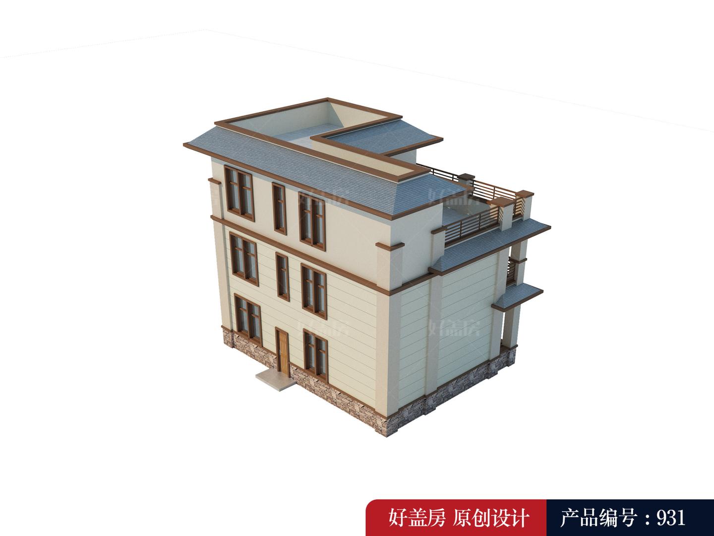 农村自建三层楼房图片设计图 - 知乎
