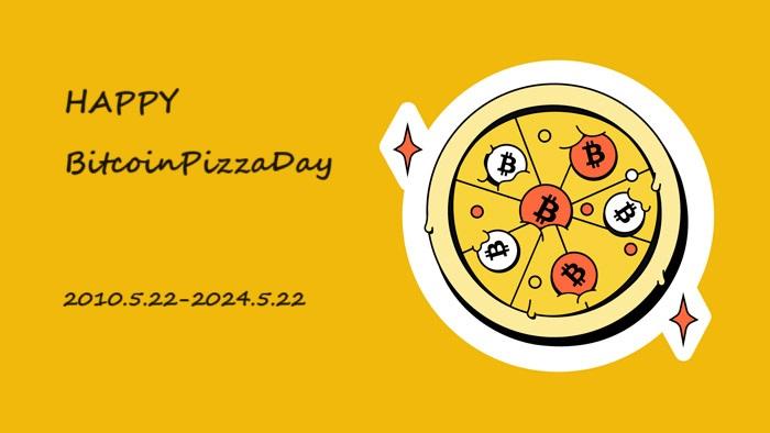 今天是第14个比特币披萨节 btc上线15年涨幅7000万倍