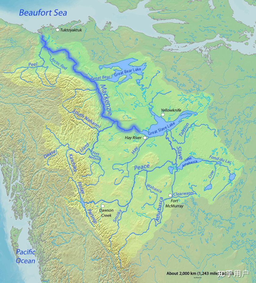 美国主要山脉和河流图图片