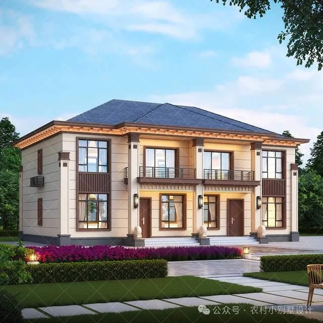 24套二层双拼兄弟农村自建房别墅，二层乡村别墅住宅自建房设计 - 知乎