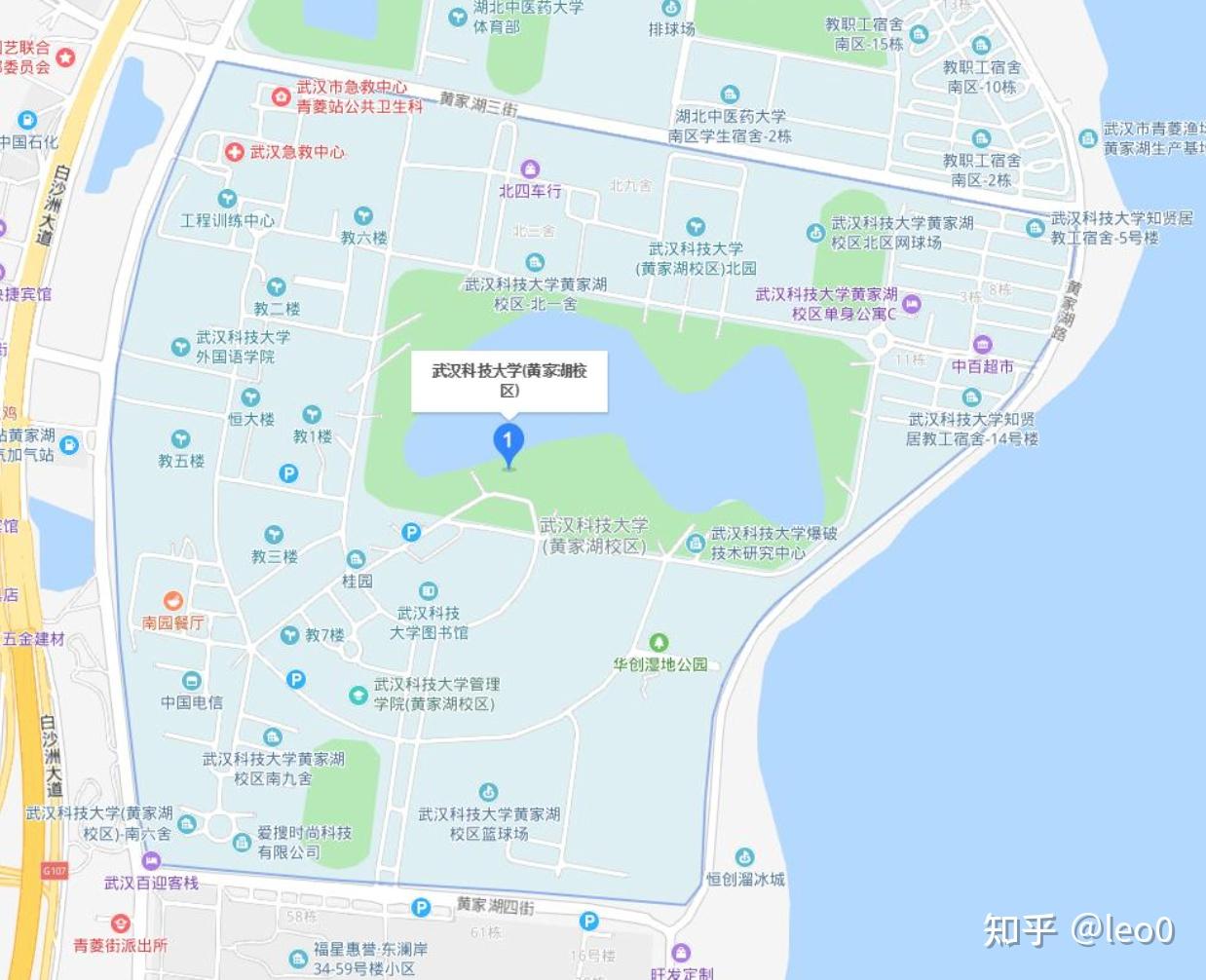 武汉科技大学校内地图图片