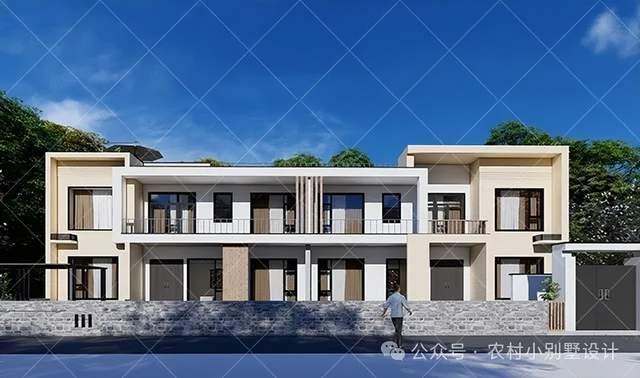 24套二层双拼兄弟农村自建房别墅,二层乡村别墅住宅自建房设计 - 知乎