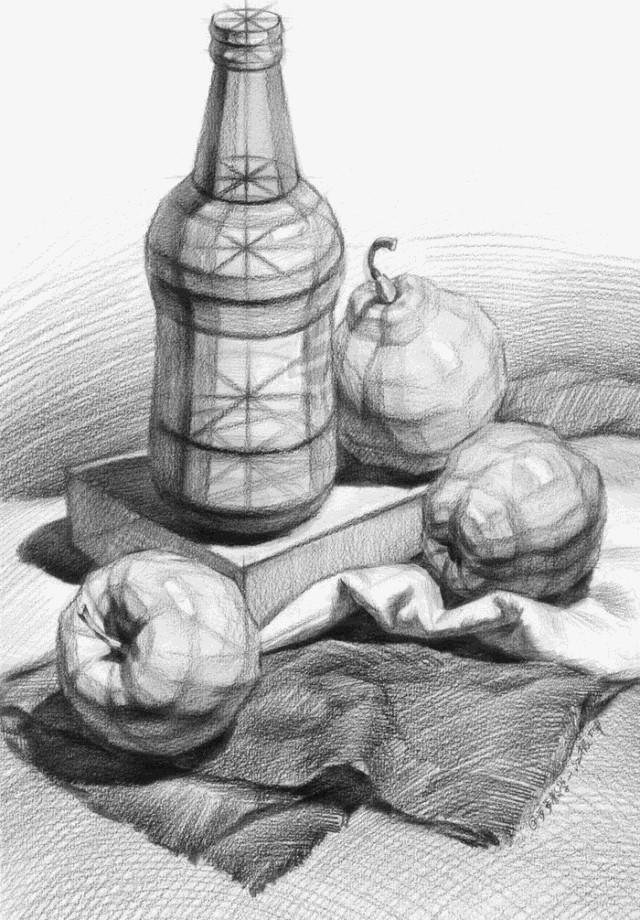 高二零基础画素描静物之前的必学课程