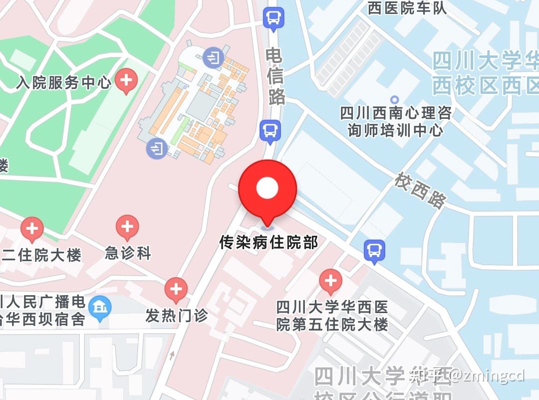 四川大学华西医院省五院区在哪个位置? 