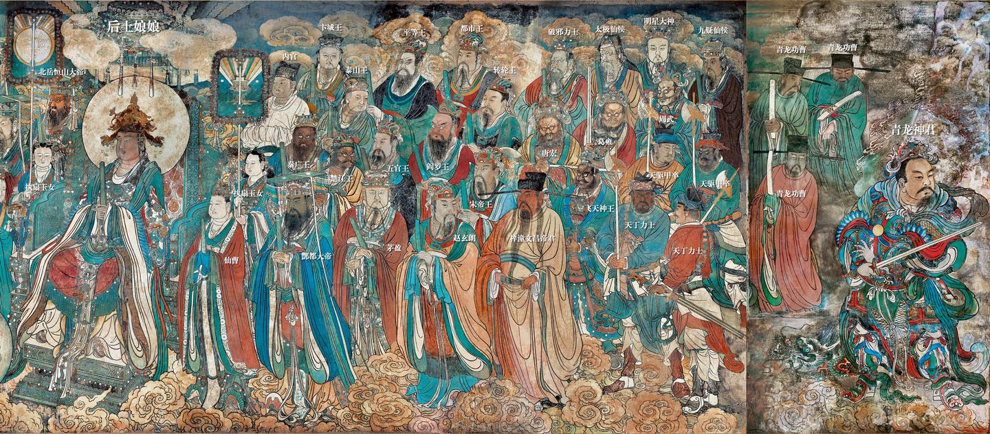 细品中国画(2)---超级大场面的永乐宫《朝元图》 - 知乎