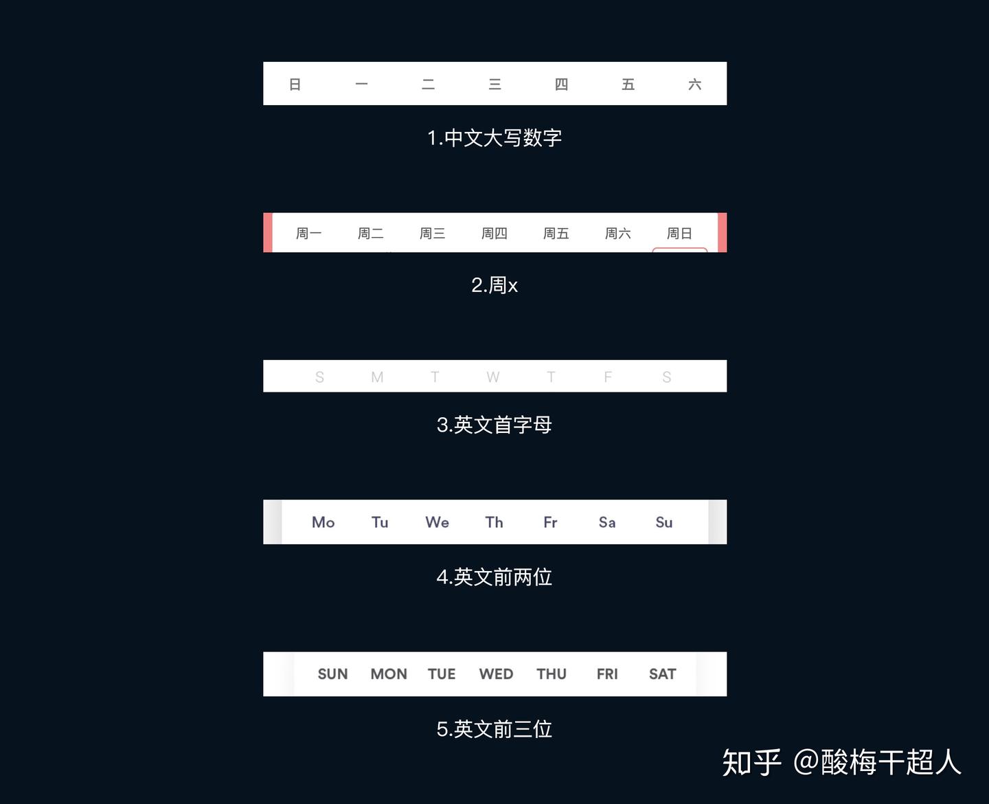 UI基础知识——泛日历组件制作思路记录- 知乎