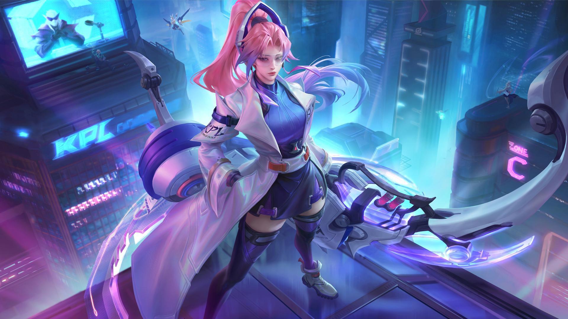 你觉得《王者荣耀》五个位置里分别最漂亮的女英雄是谁? - 知乎