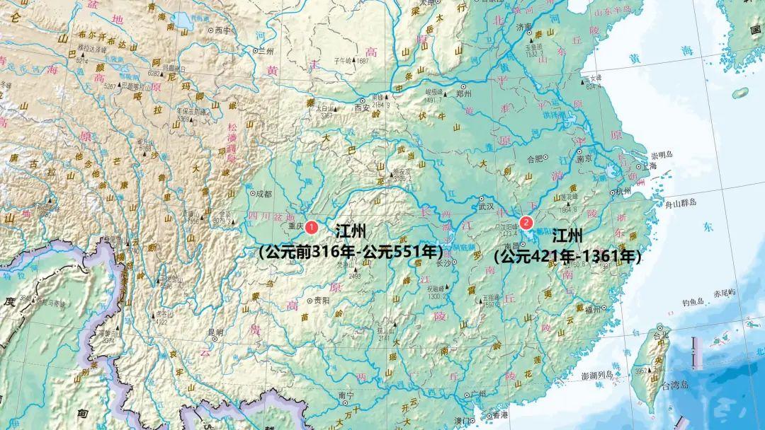历史上的几个江州,各是现在哪几个城市? - 知乎