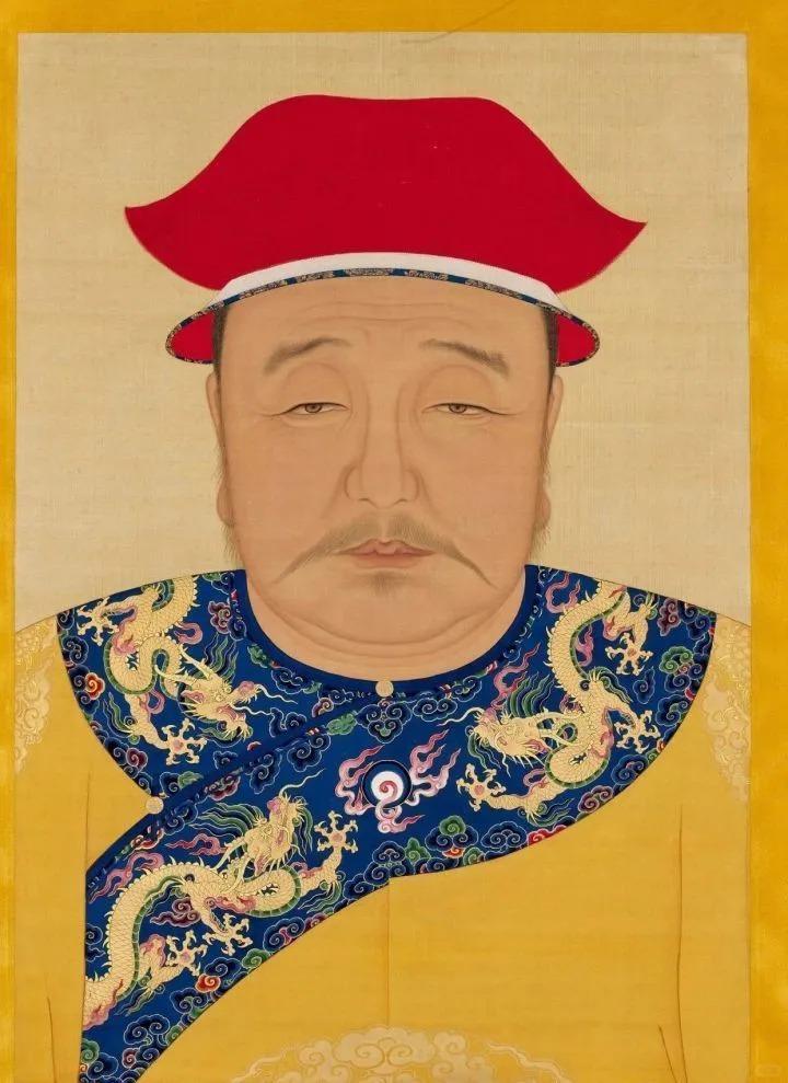 皇太极画像