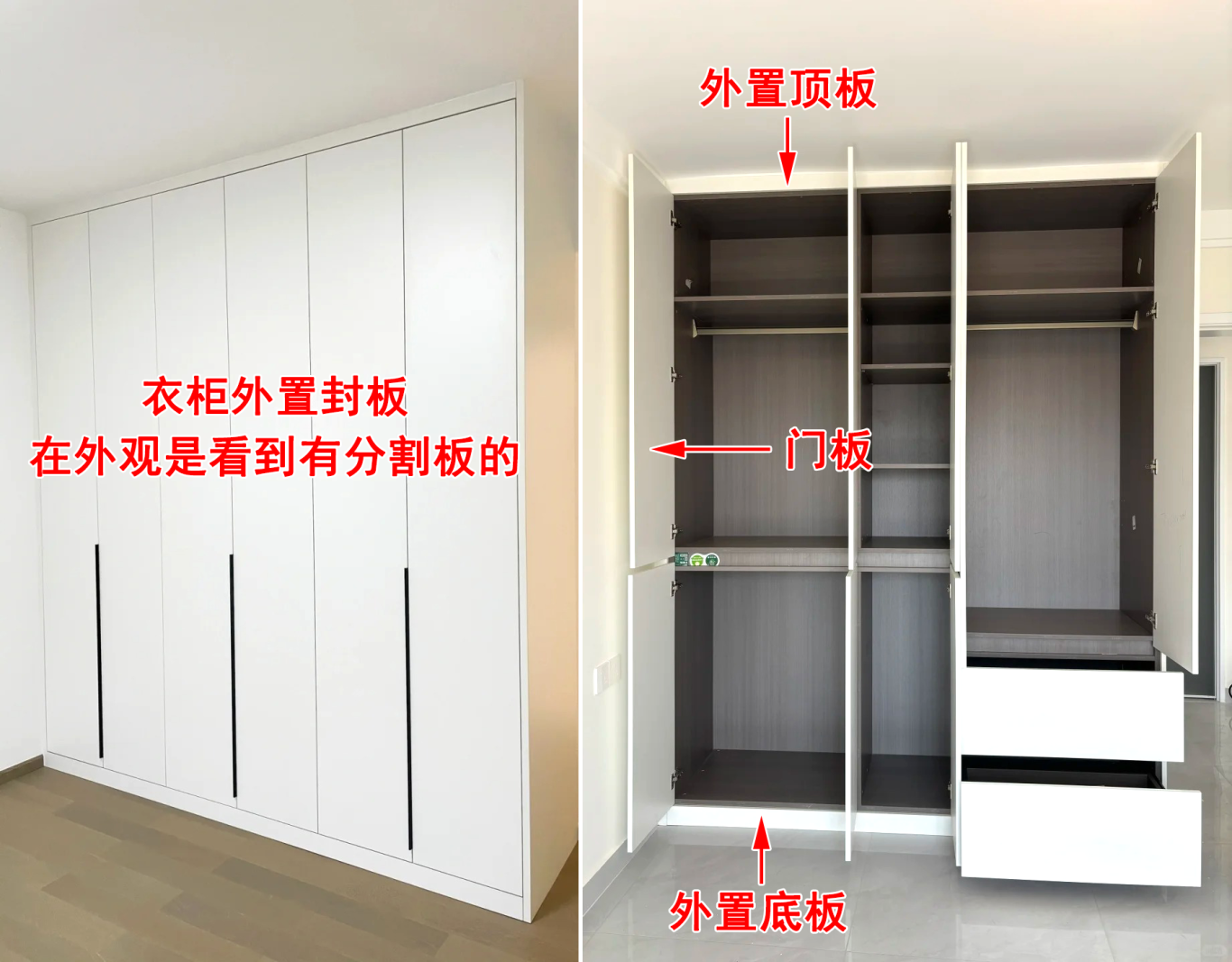 衣柜外置封板好还是内置封板好? - 知乎
