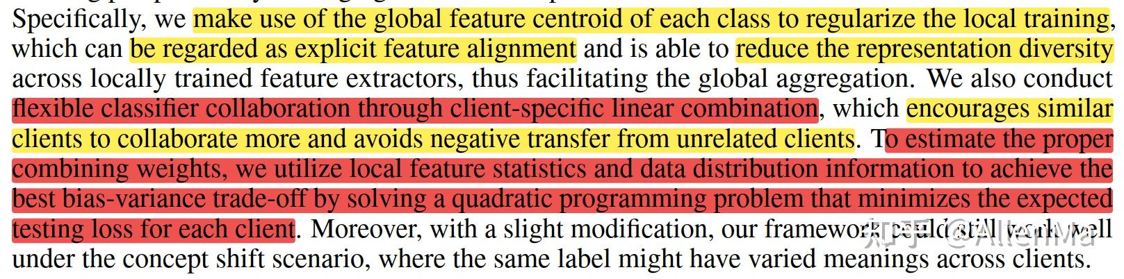 Feature Centering 论文笔记--PERSONALIZED FEDERATED LEARNING WITH FEATURE ALIGNMENT AND ...