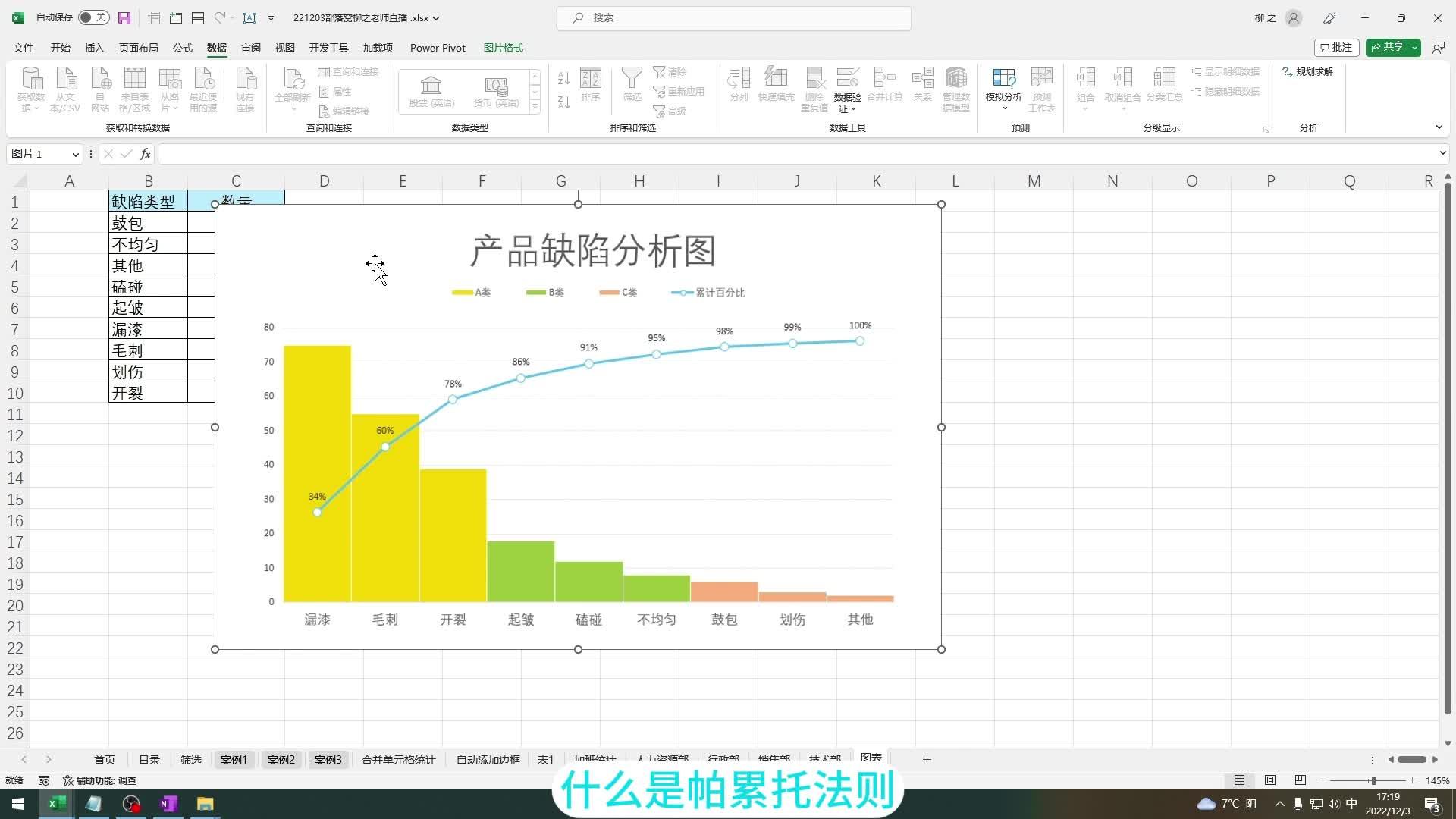 excel累计分布图图片