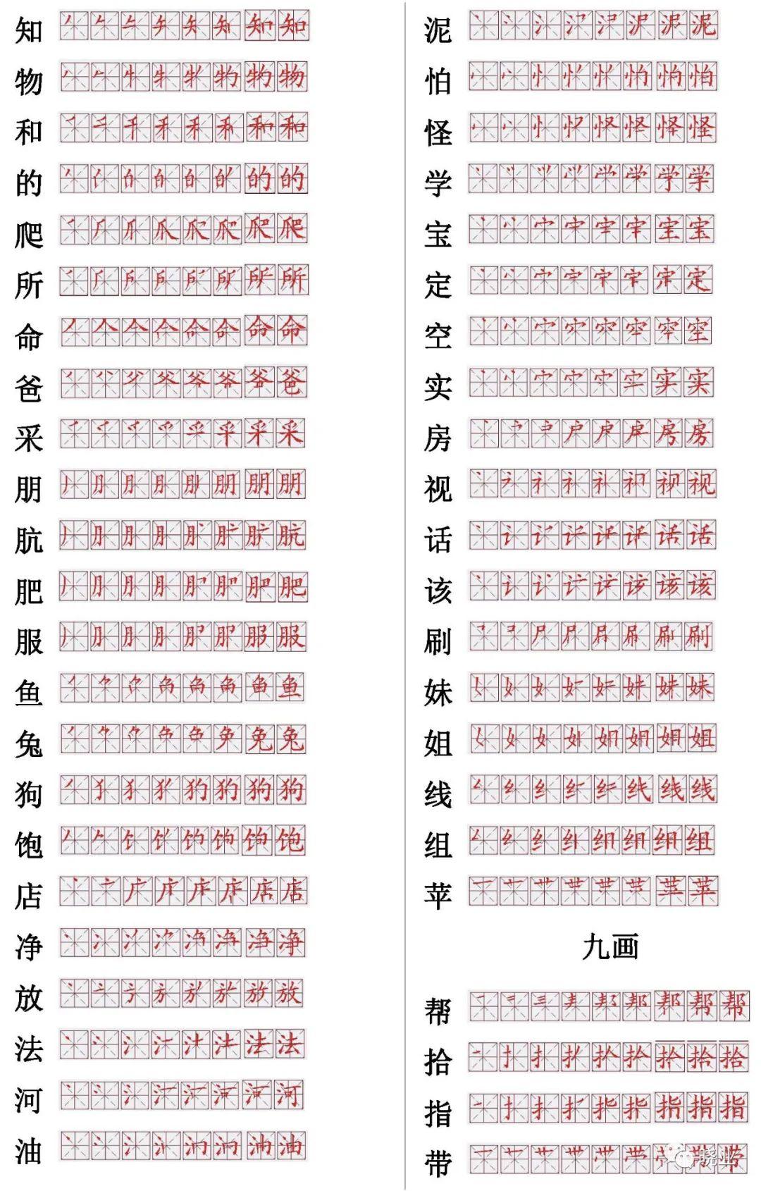 免费分享 | 常用560字笔画笔顺 - 知乎