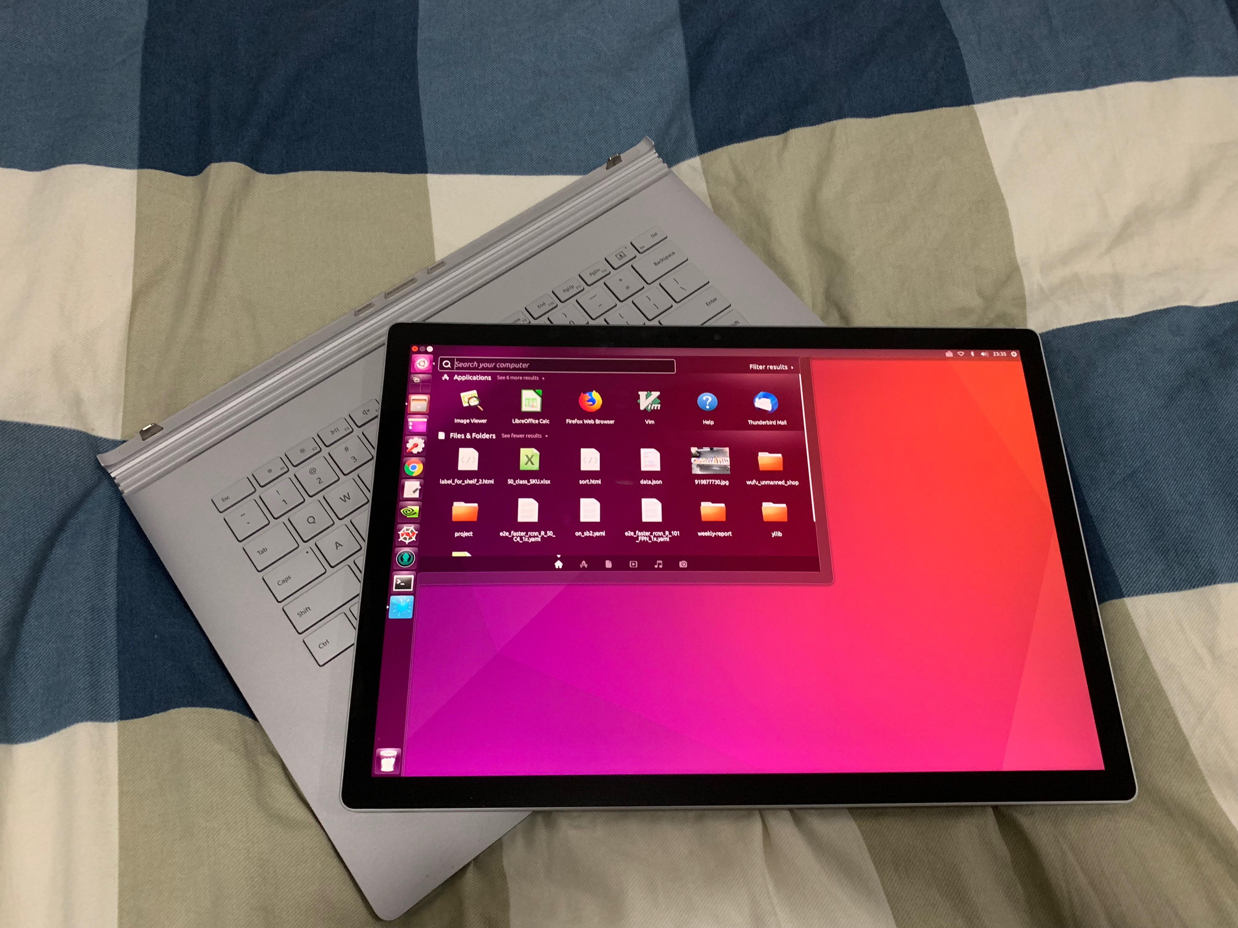 Surface book 2 ubuntu cuda gpu pytorch 