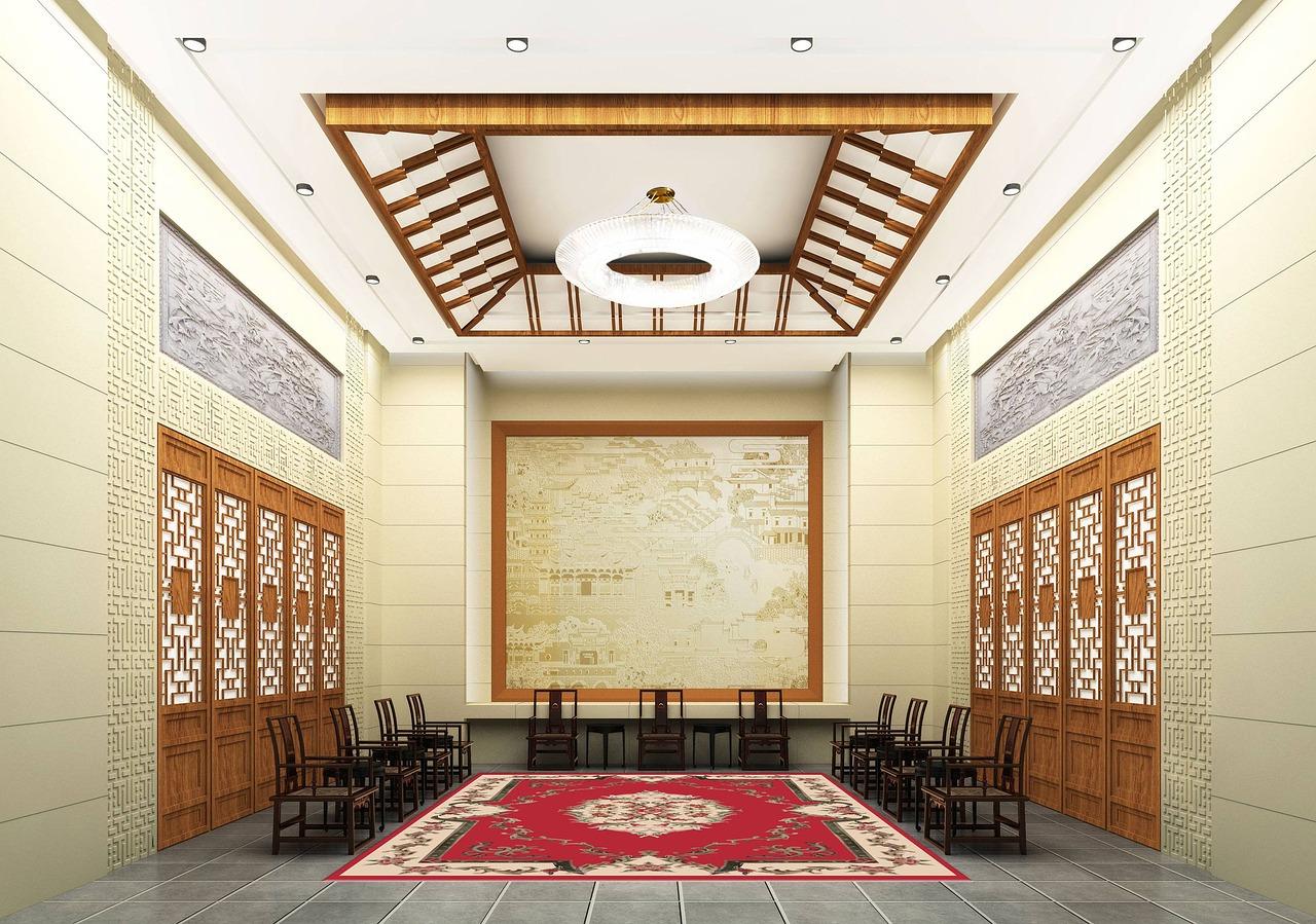 中式搭配什么颜色壁纸