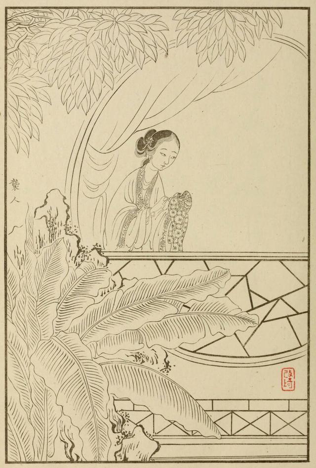 改琦 人物圖 清光绪五年刻本，改琦画红楼梦人物50图- 知乎