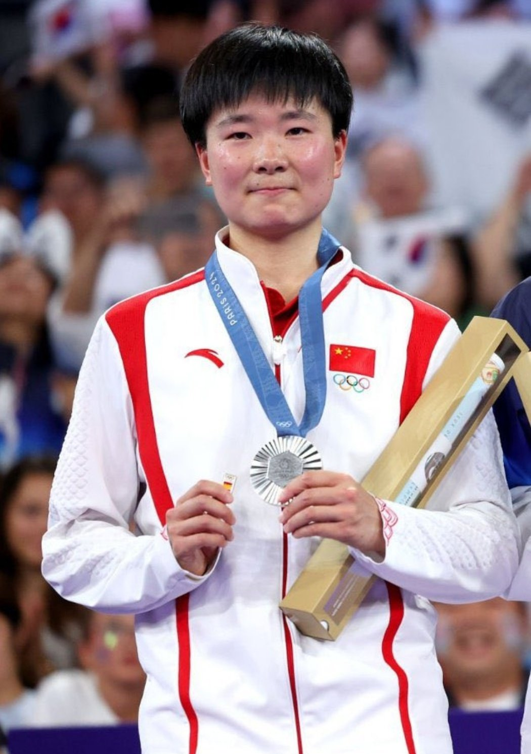 2024 巴黎奥运会羽毛球女子单打决赛韩国选手安洗莹夺金,中国选手