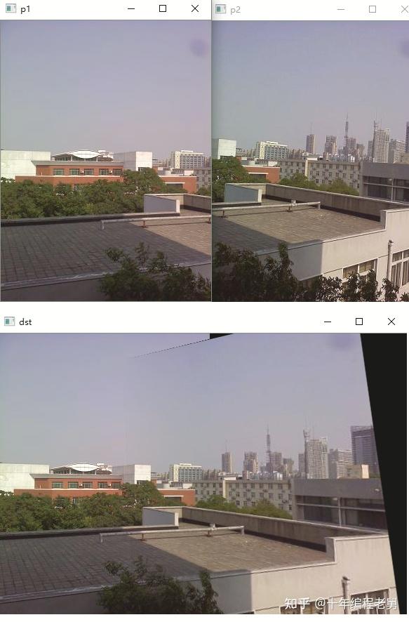 merging two images in c – opencv mixing two images... OpenCV 图像拼接和图像融合技术 - 知乎