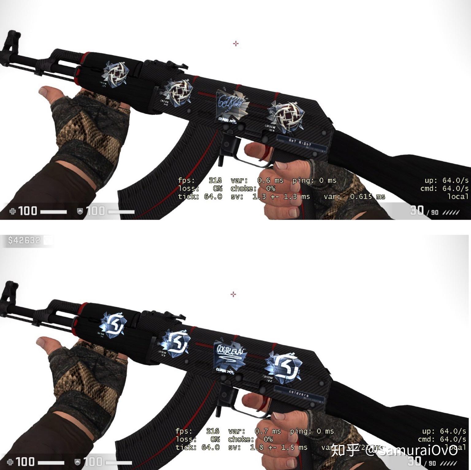 ak47红线配这个贴纸好看吗