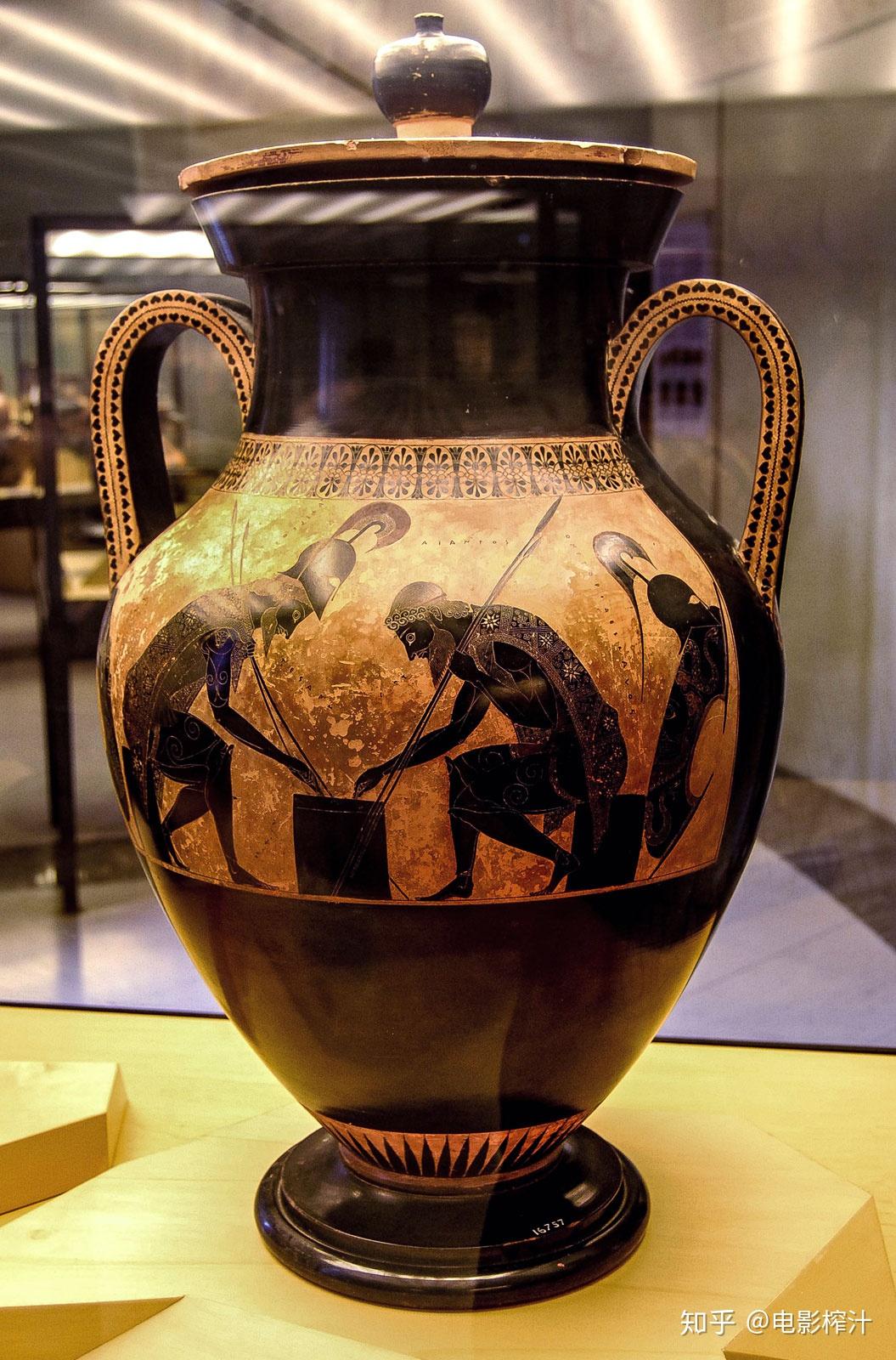 古希腊瓶画作品图片