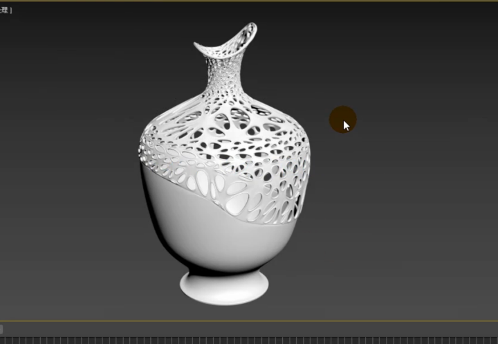 3dmax的切割命令製作藝術陶瓷花瓶