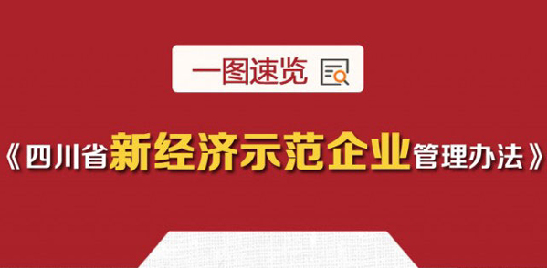 一张图读懂四川省新经济示范企业管理办法