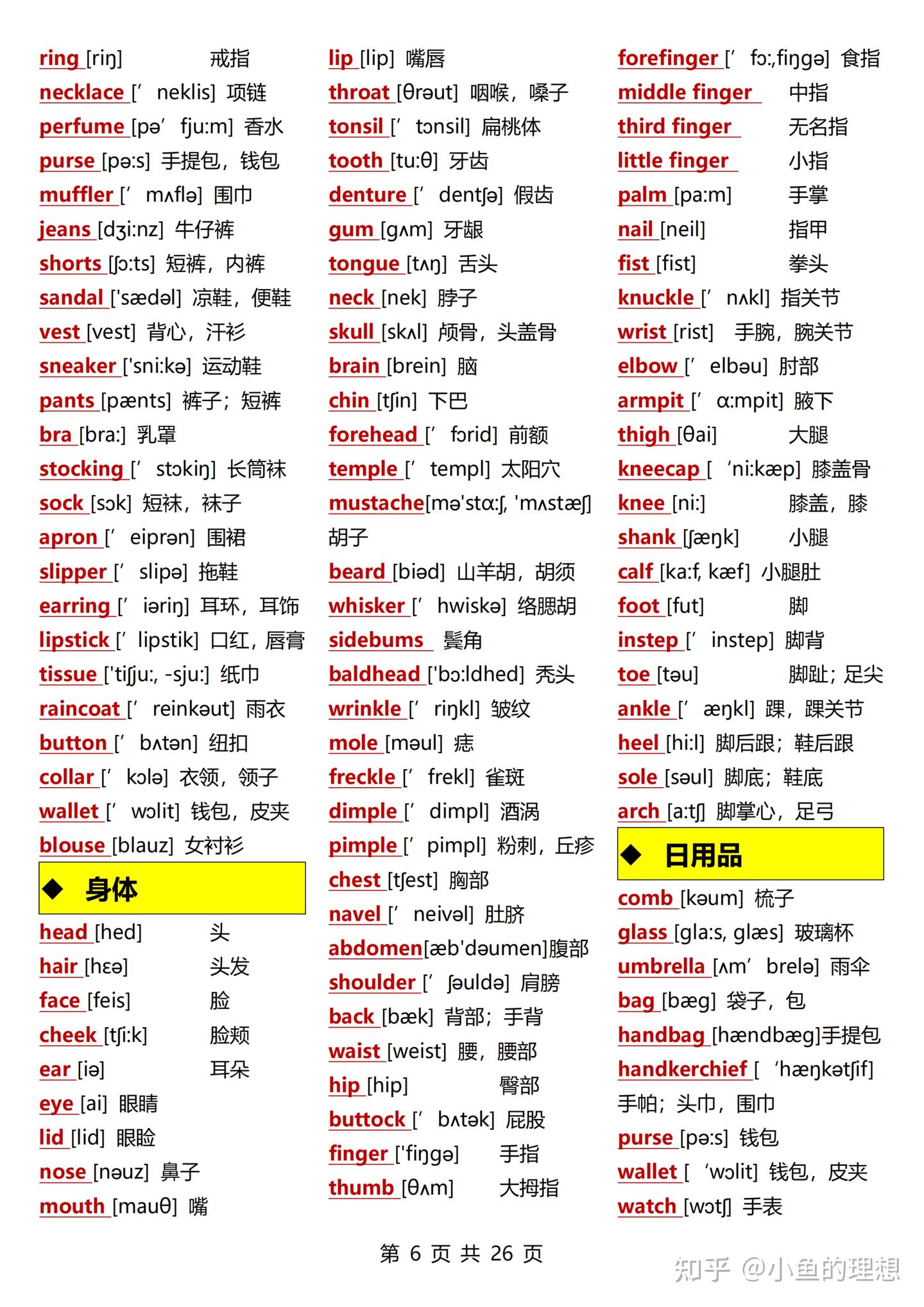 高中英语3500高频词分类版,准高一准高二准高三暑假有计划的记忆!开学考赶超同桌! - 知乎