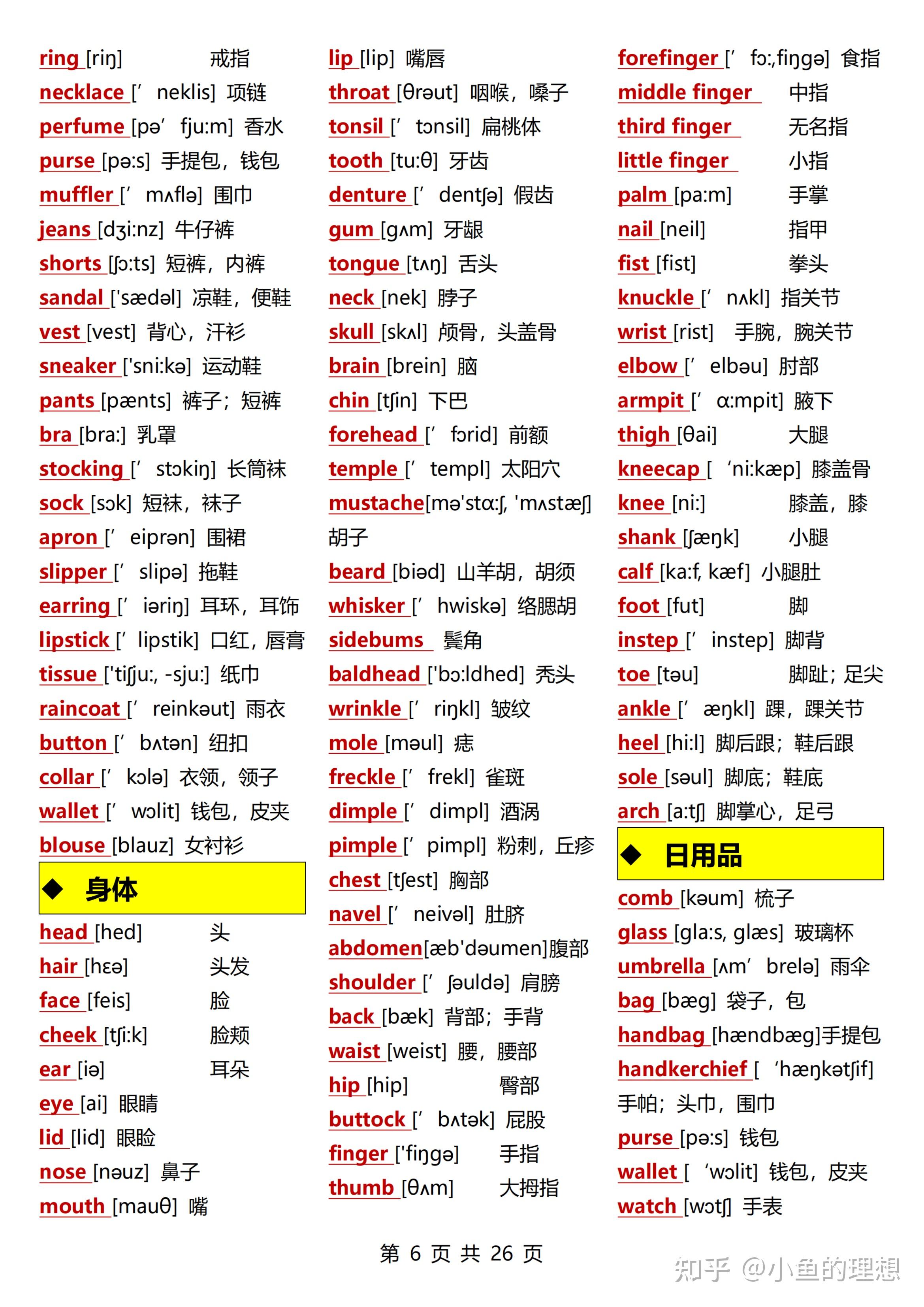 高中英语3500高频词分类版,准高一准高二准高三暑假有计划的记忆!开学考赶超同桌! - 知乎