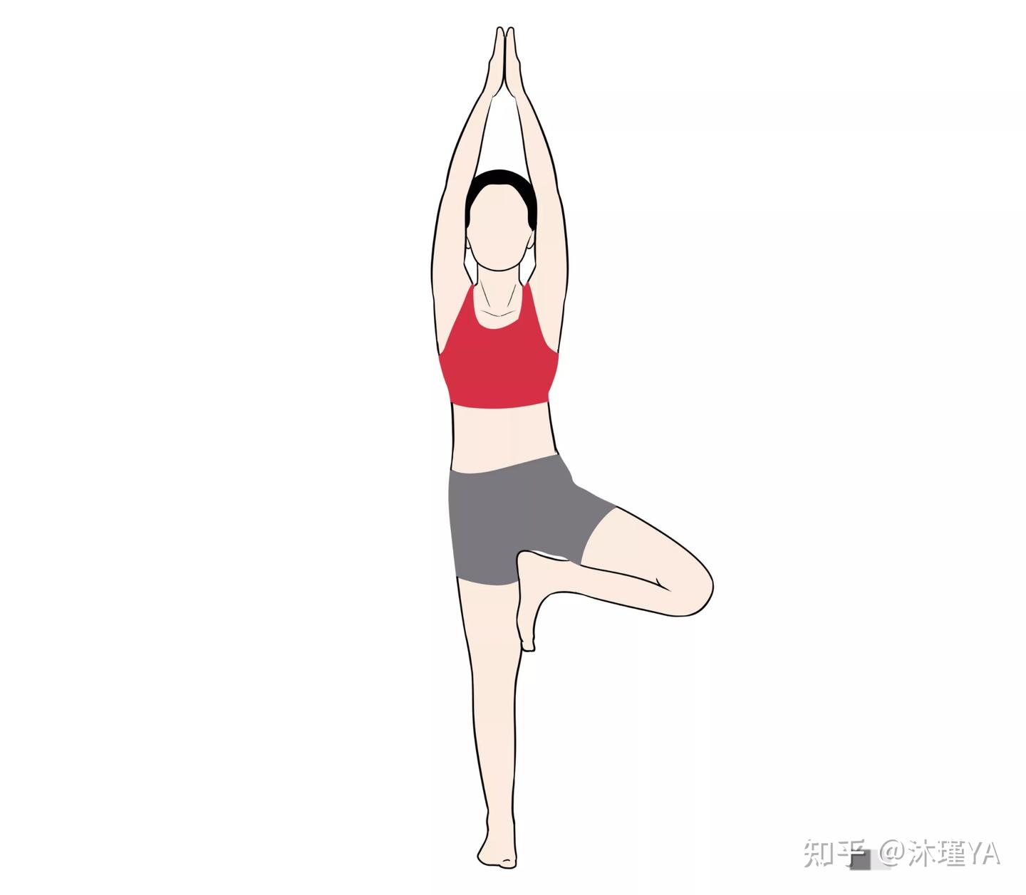 瑜伽干货‖树式站不稳？因为你没做好这三点！