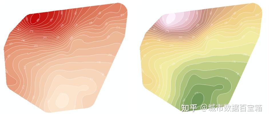 ARCGIS 应该怎么实现等高线颜色随高程渐变? - 知乎