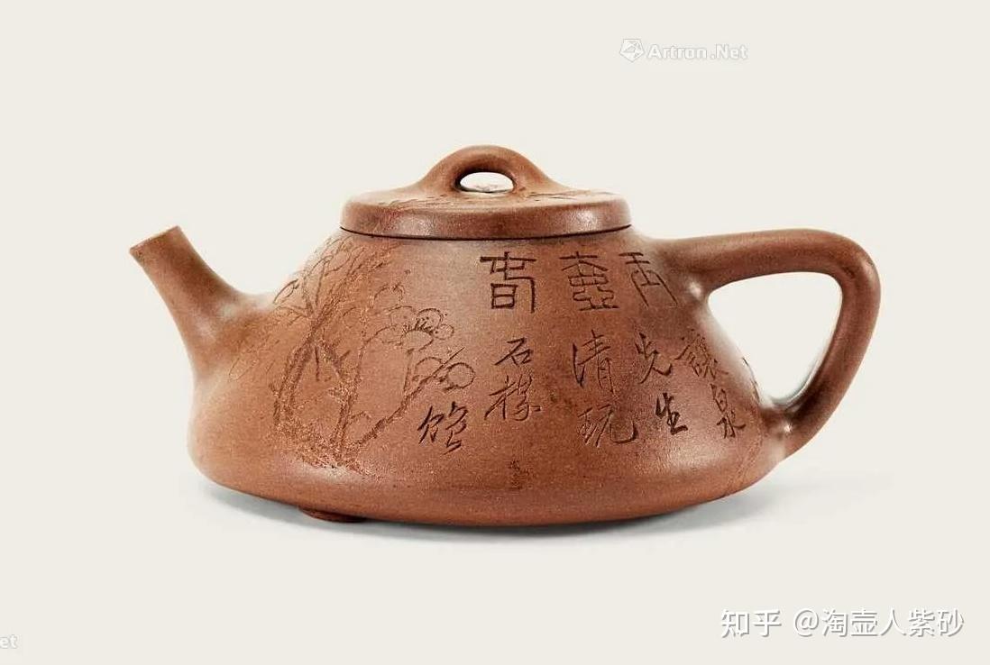 紫砂壶上丰富的陶刻装饰 - 知乎