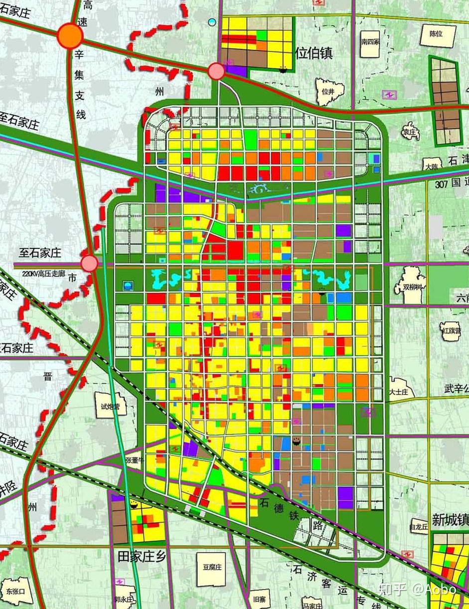 辛集市城区详细地图图片