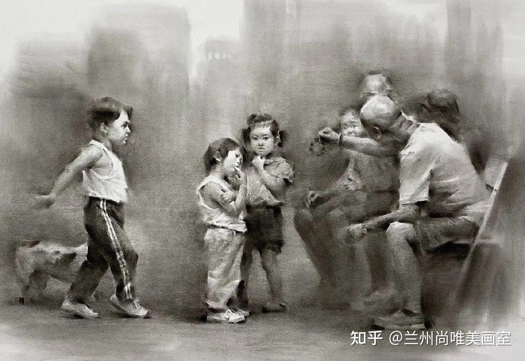素描的虚与实，在他笔下得到很好的表现#兰州画室 - 知乎