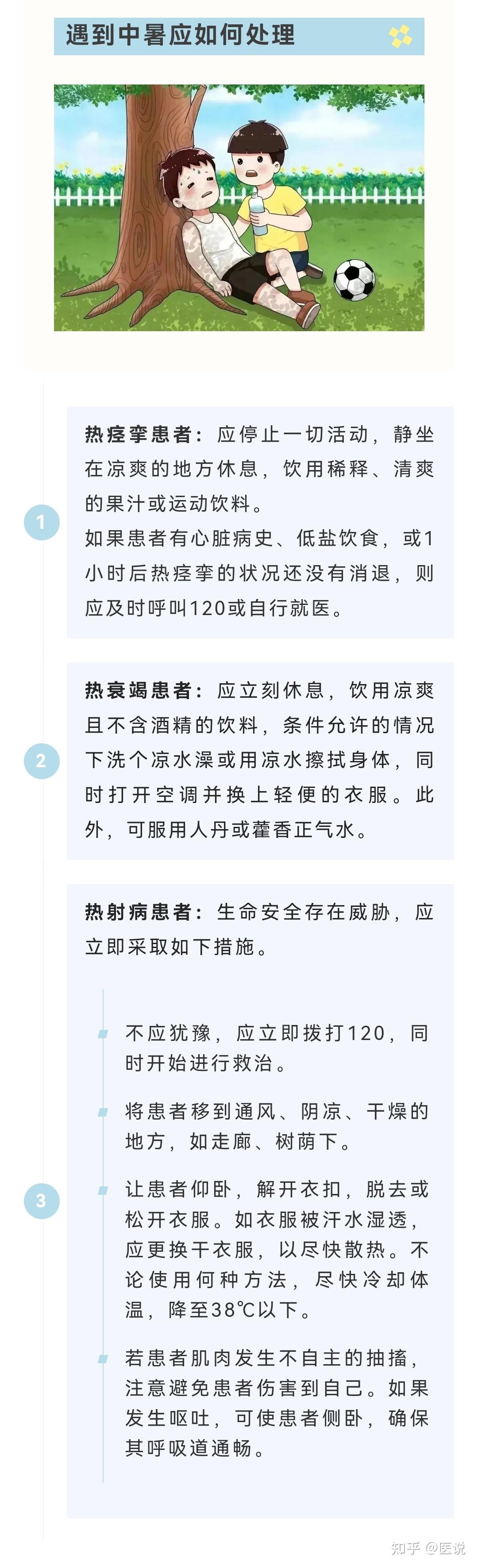 怎么判断自己中暑图片