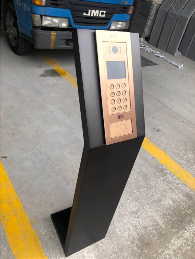 小区不锈钢门口机房地产可视对讲不锈钢门口机