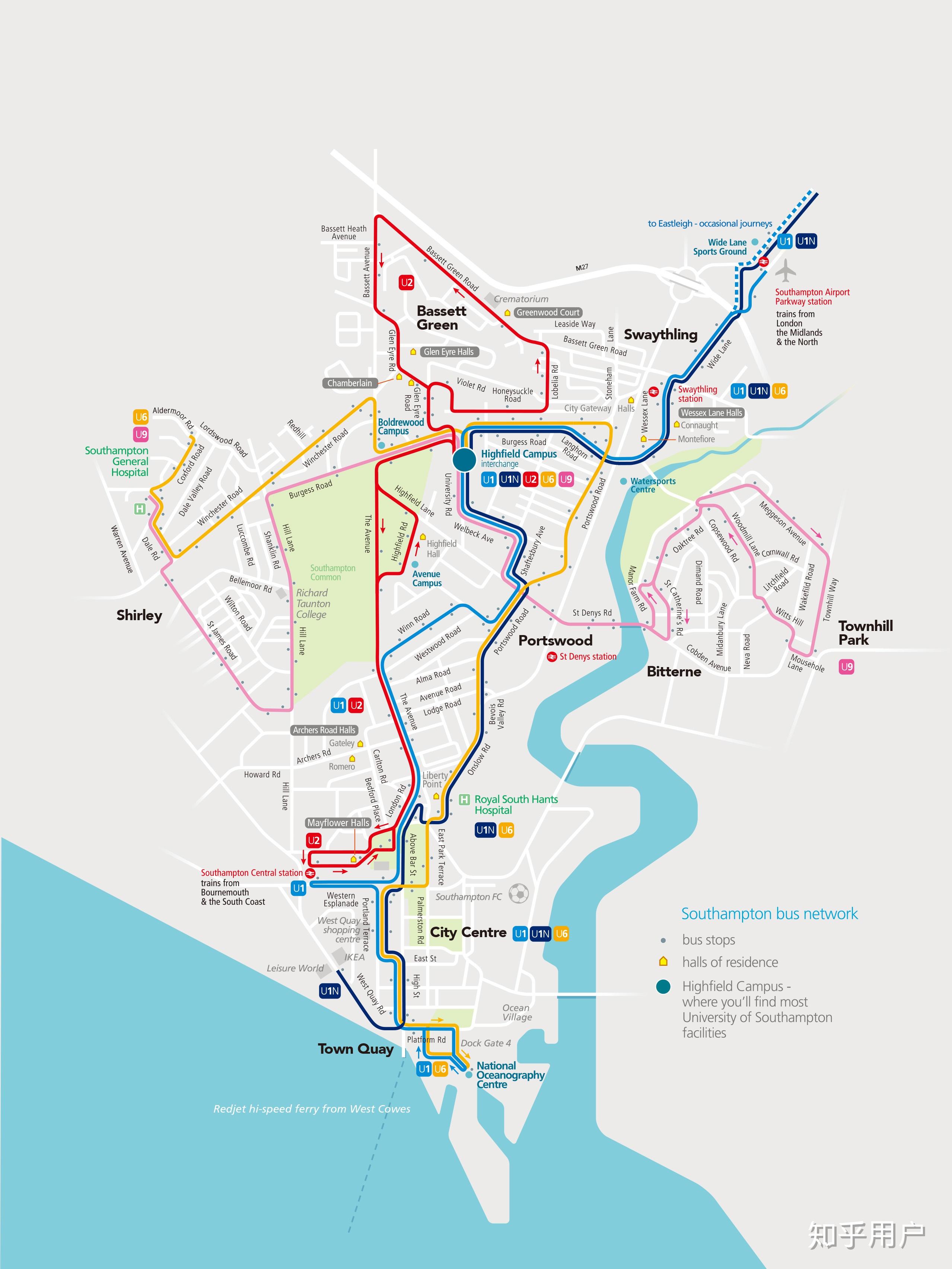 南安普顿大学的各个宿舍都是什么情况