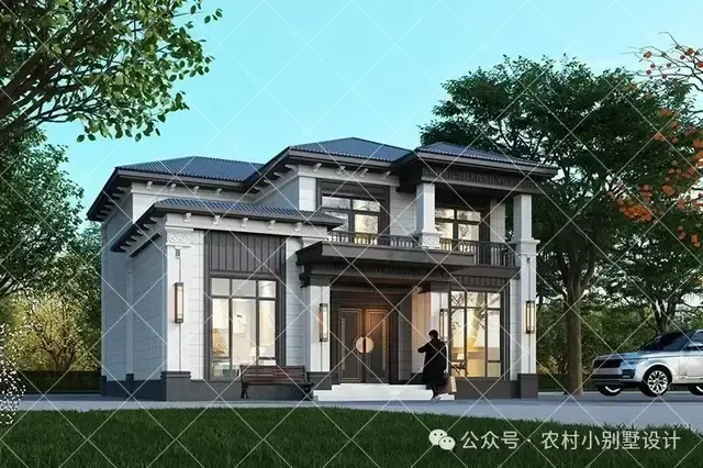 五一假期返乡自建房热潮！这22款二层新中式别墅自建房非常棒！ - 知乎