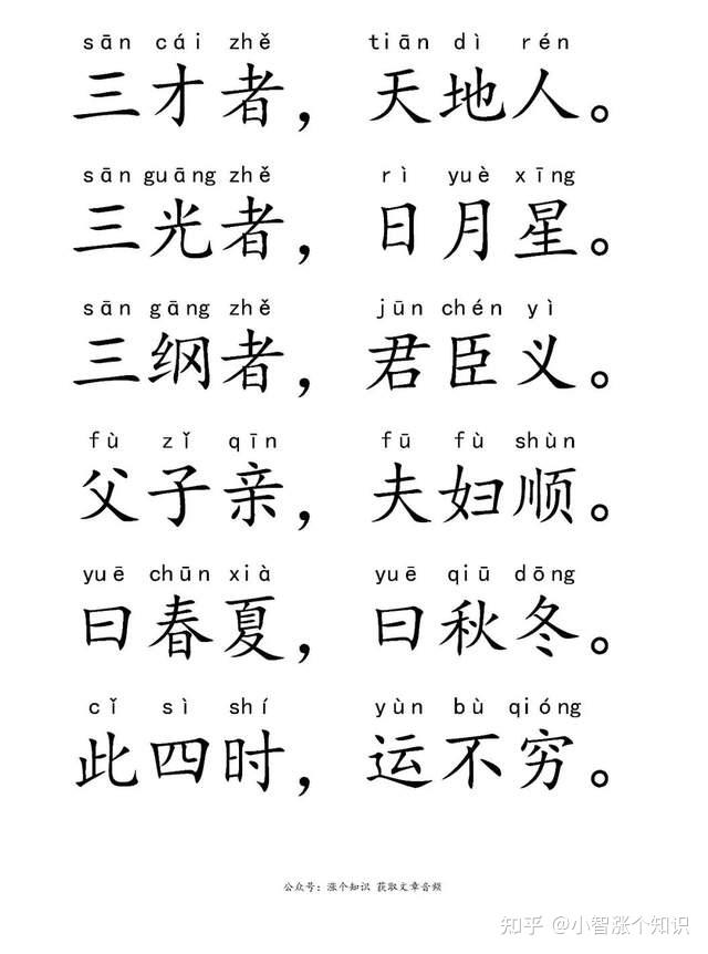《三字经》的前世今生(含全文注音) - 知乎